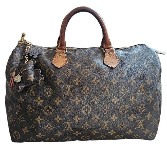 Vintage Louis Vuitton Monogram Speedy 35 Craftcutters Parts - Picture 1 of 16